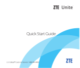 ZTE Unite Unite Quick start guide