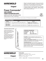 Legrand Power Commander High Current Power Distribution Units Installation guide