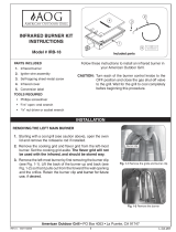 AOG Infrared Burner Kit User manual