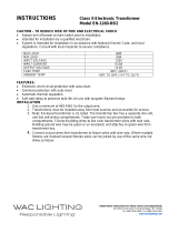 W.A.C. Lighting EN-12100-R-AR Installation guide