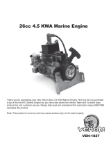 VENOM  26cc 4.5 KWA Marine Engine Owner's manual