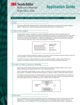 3M Scotchlite™ Reflective Material 6160R White High Gloss Trim, 34.93 mm x 100 m, 8 Rolls/Case User guide