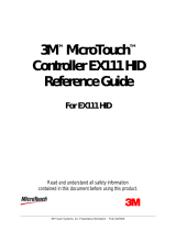 3M MicroTouch™ Electronics EX, Surface Capacitive Controller, USB (5.7" to 26") User guide