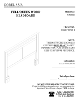 Dorel Home WM3829-SIL Owner's manual