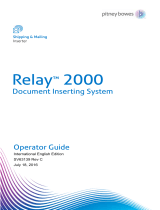 Pitney Bowes Relay® 2000, 3000, 4000 Inserters User manual