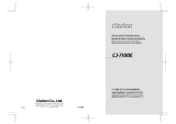 Clarion CJ7100E User manual