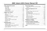 Saturn Aura 2009 Owner's manual
