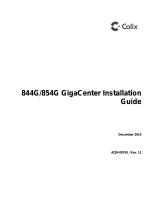 Calix 844G-1 Owner's manual