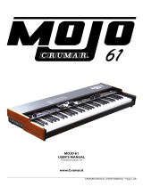 Crumar Mojo 61 User manual