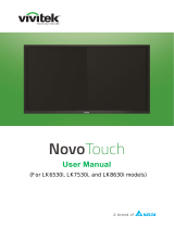 Vivitek NovoTouch LK7530i User manual