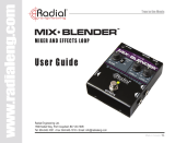 Radial Engineering Mix-Blender Owner's manual