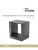 Thon Studio Rack 16U 50 white Operating instructions