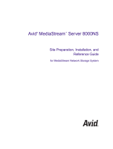 Avid MediaStream MediaStream Server 8000NS 3.3 User guide