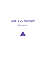 Avid EDLEDL Manager 1.0