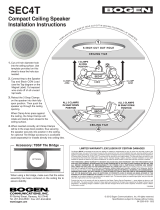 Bogen SEC4T User manual