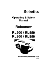 Robomower RL500 Owner's manual