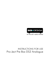 Box-Design Pre Box DS2 analogue User manual