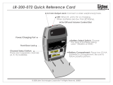 Listen Technologies LR-200-072 Standard RF Receiver Owner's manual