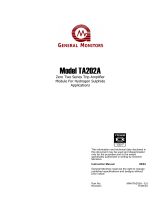 General Monitors T02A Single Channel H2S Trip Amplifier Module Owner's manual