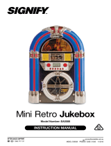 Signify Retro Mini Jukebox Owner's manual