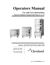 Cleveland Range 24-CEA-10 User manual