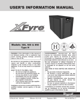Raypak XFyre 300, 500 850 Type H Information Manual