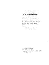 Consew 357R-1 User manual