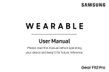Samsung Gear Fit2 Pro User manual