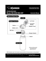 Zojirushi SM-SHE60BZ Owner's manual