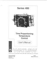 Watlow Series 400 User manual