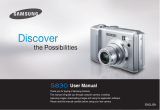 Samsung DIGIMAX S830 User manual