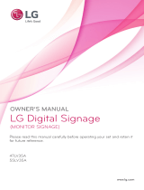 LG 47LV35A User manual