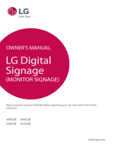 LG 55XF2B-B User manual