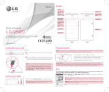 LG G-PAD-V500 Quick setup guide