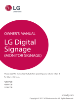 LG 55SH7DB Owner's manual
