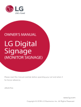 LG 49MS75A User manual