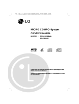 LG FFH-185MVA Owner's manual