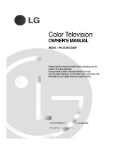 LG PN-43A80P Owner's manual