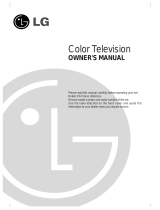 LG 29FC2RL User manual