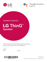 LG WK7 Owner's manual