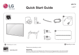 LG 43LU640H Quick setup guide