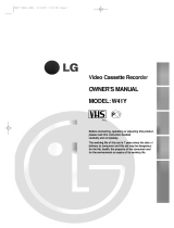 LG W41Y Owner's manual
