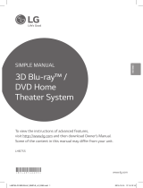 LG LHB755 User manual