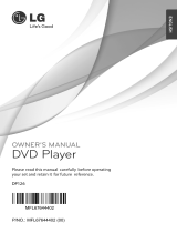 LG DP126-P Owner's manual