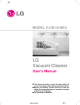 LG V-CB141HEU Owner's manual