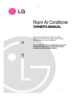 LG LW-E1860CL Owner's manual