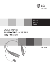 LG HBS-700 Owner's manual