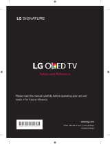 LG OLED77W7V Owner's manual