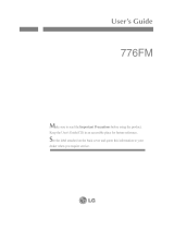 LG 776FM User manual