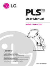 LG PSF1032A Owner's manual